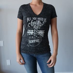 Disney Top “Faith Trust Pixie Dust”